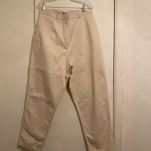 L.L. Bean Women’s Classic Beige Khaki Chinos Straight Leg Pants Size 18